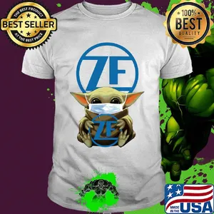 Star wars baby yoda mask hug zf friedrichshafen shirt
