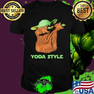 Star wars baby yoda style shirt