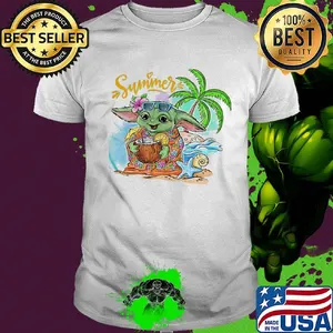 Star wars baby yoda summer shirt