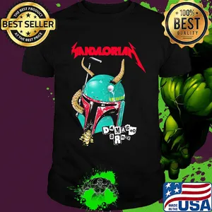 Star wars darth vader mandalorian damaged armor shirt
