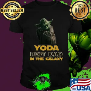 Star wars yoda best dad in the galaxy shirt