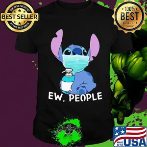 Stitch mask hug soap ew people shirt