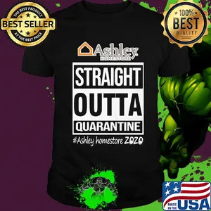 Straight outta quarantine ashley homestore 2020 mask shirt