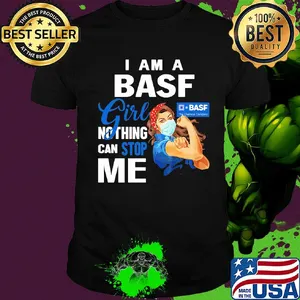 Strong woman mask i am a basf girl nothing can stop me shirt