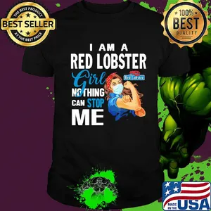 Strong woman mask i am a red lobster girl nothing can stop me shirt