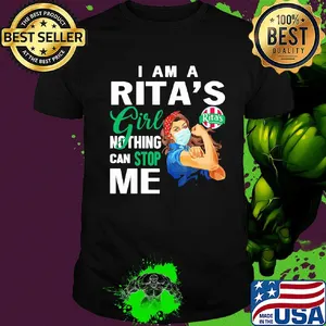 Strong woman mask i am a rita's girl nothing can stop me shirt