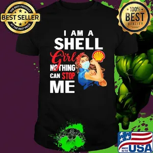 Strong woman mask I am a shell girl nothing can stop me shirt