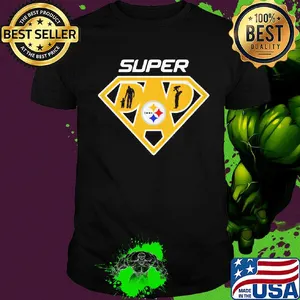 Super hero dad pittsburgh steelers football logo happy father’s day shirt