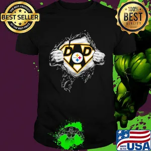 Superhero pittsburgh steelers diamond father’s day shirt