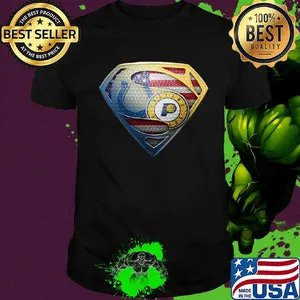 Superman boise state and indiana pacers american flag independence day shirt