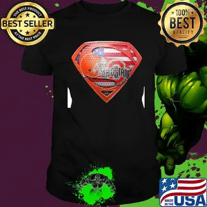 Superman cleveland browns and cleveland indians american flag independence day shirt