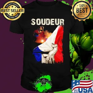 Superman Soudeur France Flag Shirt