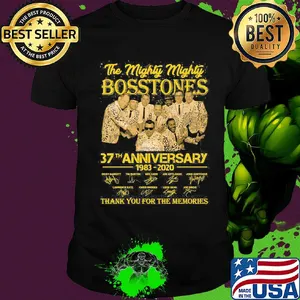 The mighty mighty bosstones 37th anniversary 1983 2020 thank you for the memories signatures shirt