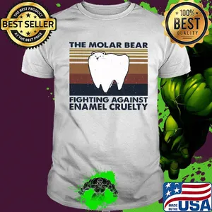 The molar bear fighting against enamel cruelty vintage shirt