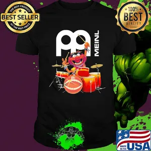 The muppet show animal playing meinl cymbals drums shirt