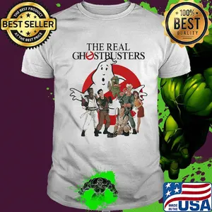 The real ghostbusters animated tv series logo shirt