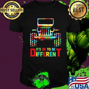 Truck it's ok to be different autism awareness shirt