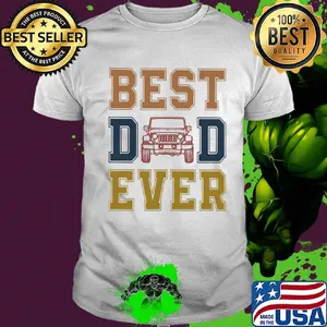 Trucker best dad ever happy father's day vintage shirt