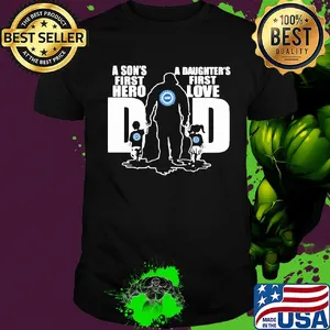 United auto workers a son's first hero a daughter's first love dad happy father's day shirt