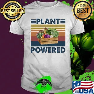 Vegetable plant powered vintage shirt