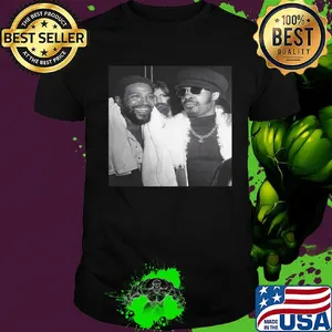 Vintage stevie wonder with marvin gaye poster shirt