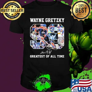 Wayne gretzky 98 greatest of all time signature shirt