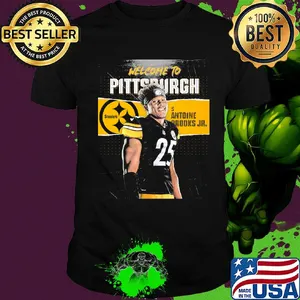 Welcome to pittsburgh steelers football team s antoine brooks jr shirt