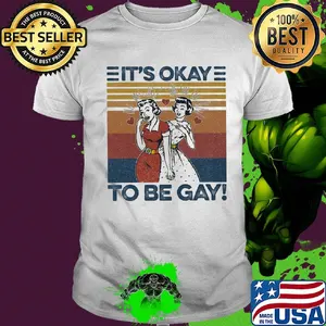 Woman it's okay to be gay vintage shirt