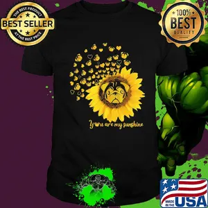 You are my sunshine sunflower pitbull shirt