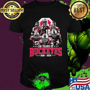 130 years of ohio state buckeyes 1890 2020 stars shirt
