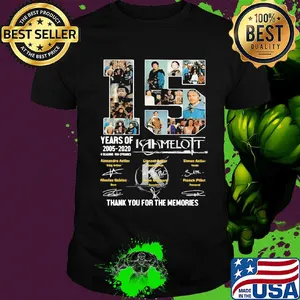 15 years of 2005 2020 6 seasons 458 episodes kaamelott thank you for the memories signatures shirt