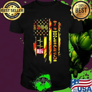 1984 bj's wholesale club heartbeat american flag independence day shirt