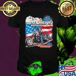 2020 sturgis motorcycle rally american bikers american flag independence day shirt