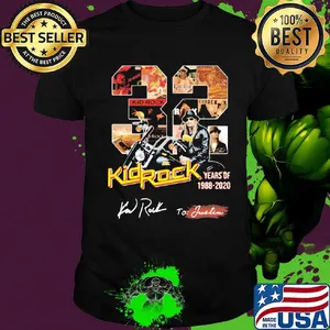 32 years of 1988 2020 kid rock signature shirt