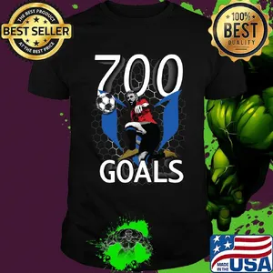 700 goals messi silhouette shirt
