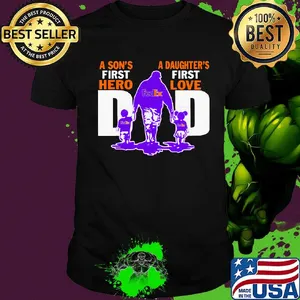 A son's first hero a daughter's first love dad fedex happy father's day shirt
