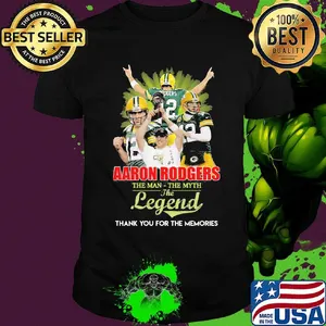Aaron rodgers the man the myth the legend thank you for the memories shirt