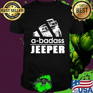Adidas a-badass jeeper logo shirt