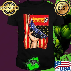 Advance auto parts american flag independence day shirt