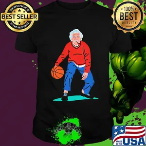 Albert einstein playing basketball art shirt