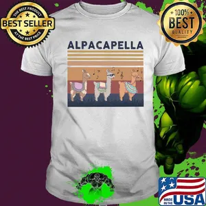 Alpacapella Camel Vintage Retro Shirt
