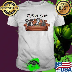 Animal Trash beer and eat pizza on sofa shirt