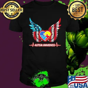 Autism Awareness Heart Wing Shirt