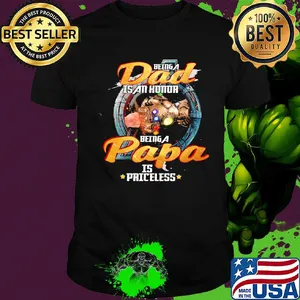 Avengers thanos being a dad is an honor being a papa is priceless shirt
