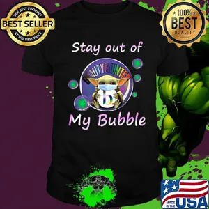 Baby yoda mask hug beautycounter stay out of my bubble covid-19 shirt