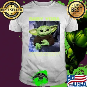 Baby yoda star wars cartoon shirt