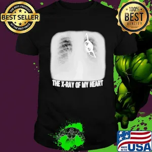 Baby yoda the x-ray of my heart shirt
