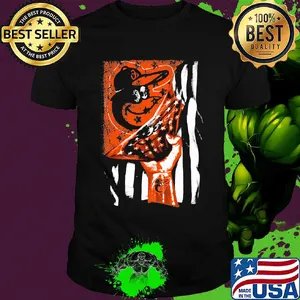 Baltimore orioles american flag independence day shirt