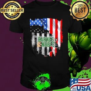 Barnes and noble american flag independence day shirt