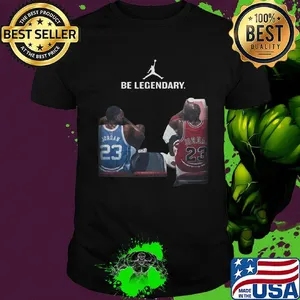 Be legendary michael jordan and kobe bryant shirt